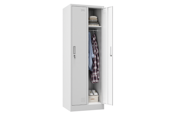 SZAFA BHP 2-KOMOROWA; 60CM; RAL